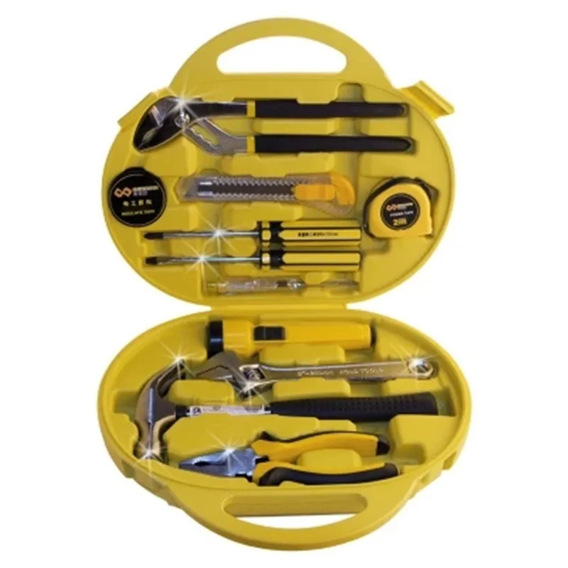 

G1 12PCS Electrician Tools Multi-Function Home Hardware Repair Toolbox Universal Tool Kit