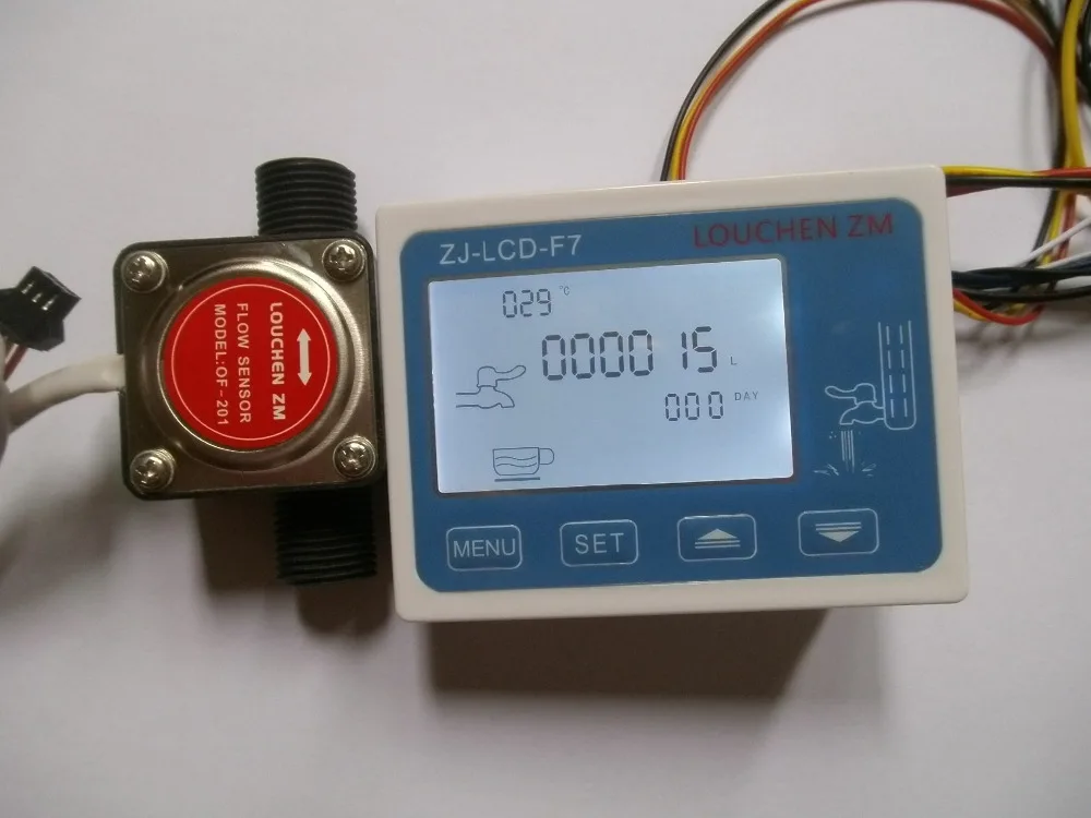 Folyékony tüzelőanyag-áramlásmérő 1/2 '' dízelbenzintel. Fogaskerék-érzékelő