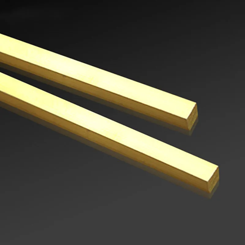 2pcs 50cm Brass Sticks Floor Accessory Floor Edge Banding Metal