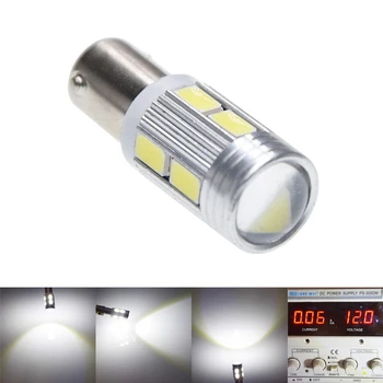 

1pcs H21W BAY9s 433D 120 degress 10 LED Bulbs for Backup Reverse Lights Rear Fog lamp Parking Lights Turn Signal light White