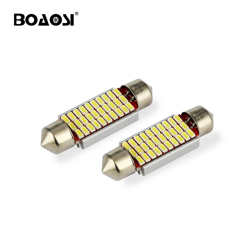 

BOAOSI 6x CANbus LED 36mm C5W Lamp 3014 SMD Bulb Registration Number Plate License Light Pure White