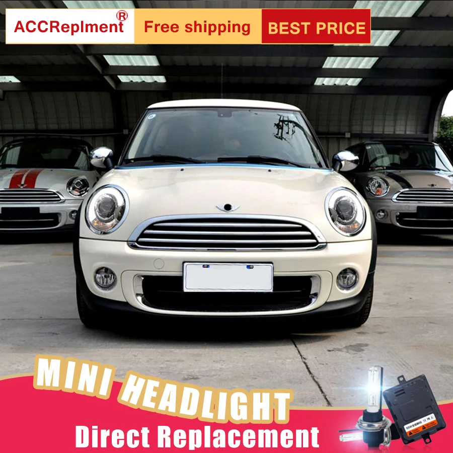 2 шт. светодиодный светодиодные фары для BMW MINI R56 2007 2013|Фара авто в сборе| |
