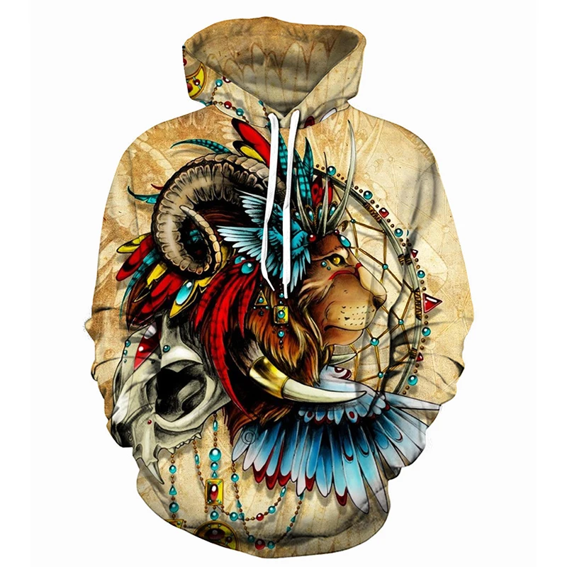 

Yellow Cool 3D Sheep Head Digital Printing Loose Hoodies Men/Women Fashion Pullover Hat Sweatshirts Boys Tracksuit Clothes 5XL