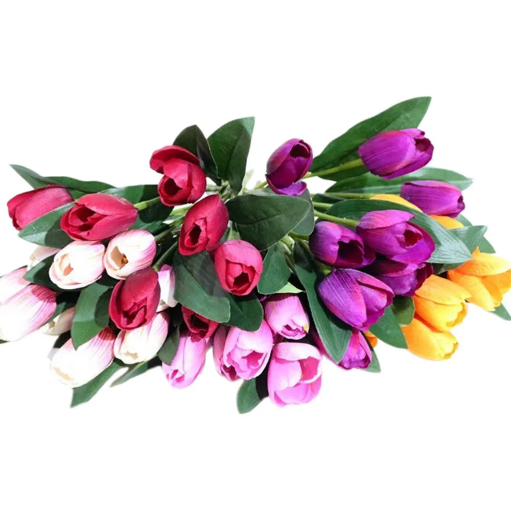 Buy 9 Heads= 1 Bouquet 6 Colors Wedding Bridal Real