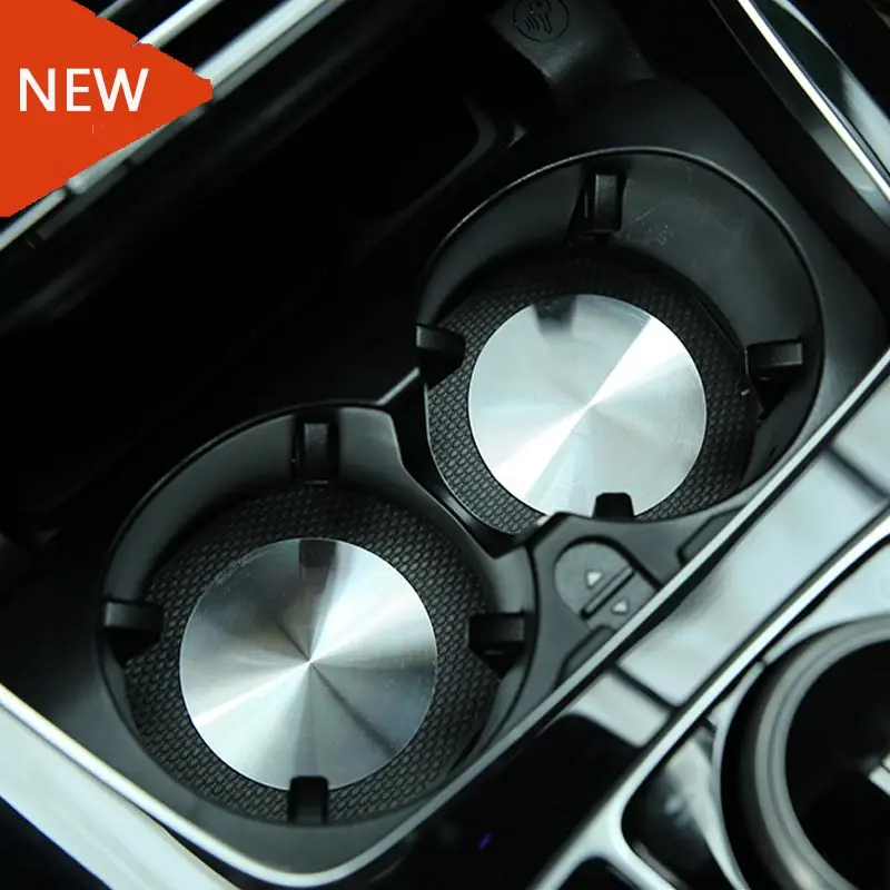 

For Mercedes benz A/B/C/E/CLA/GLA/GLC/GL Class W204 W205 W212 W213 Universal Accessories AMG Car Styling Cup Holder Mat 2016
