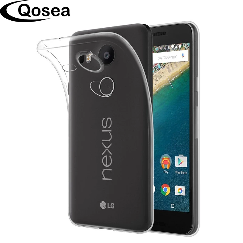 Qosea para coque LG Google Nexus 5X funda silicona transparente ultra delgada delgada suave Nexus 5 x Smartphone cubierta protectora|case silicone|nexus 5nexus 5 - AliExpress