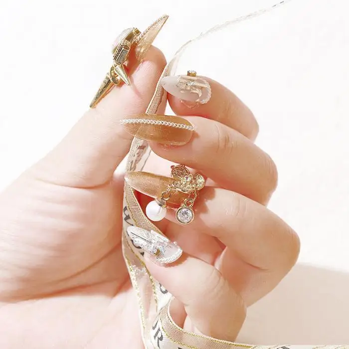 5 шт дамы ногтей Блестящий Кристалл DIY маникюр стразы бусины для ногтей@ ME88