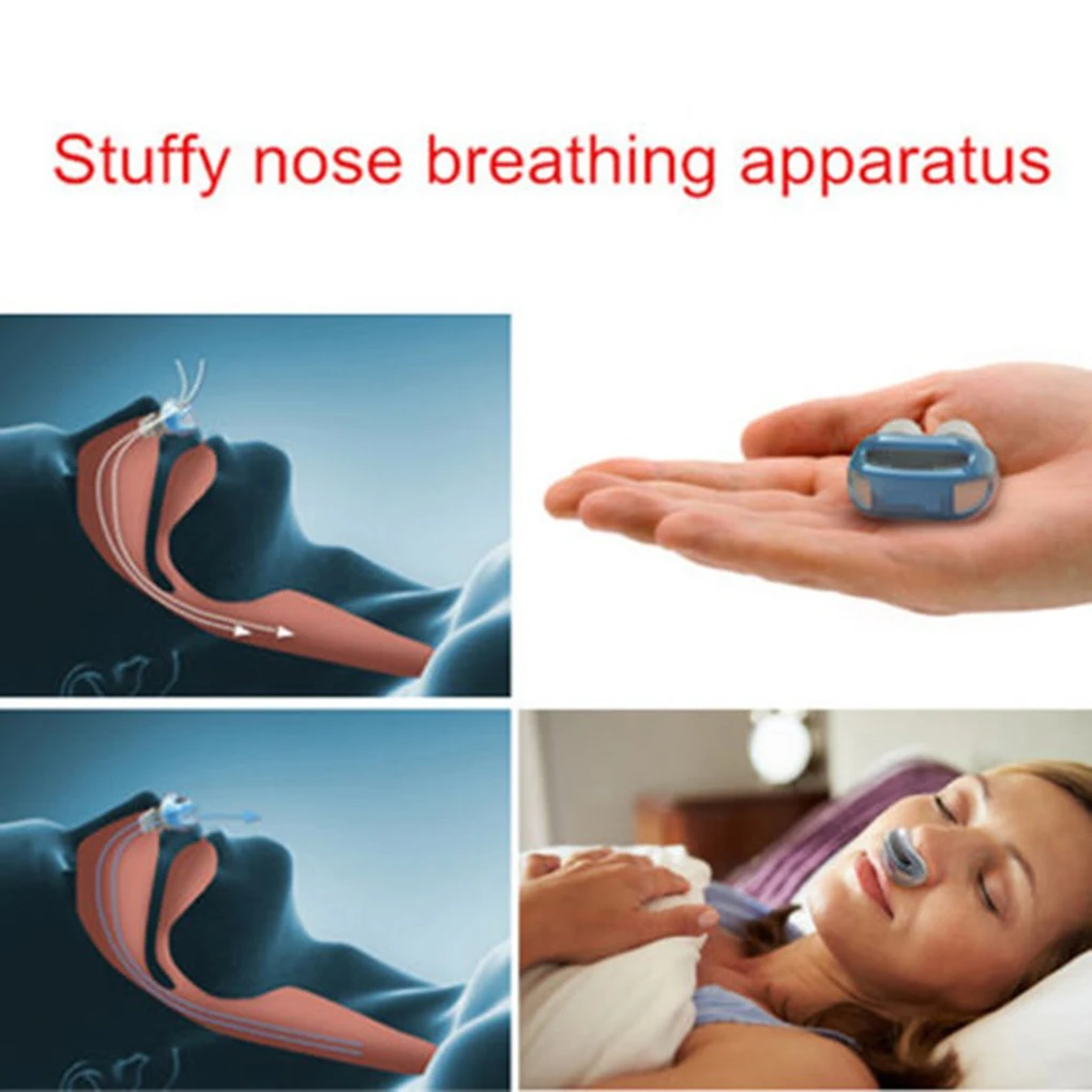 

Hot Sale Silicone Snoring Nose Snore Stopping Breathing Apparatus Protect Sleeping Aid Mini Snoring Device Anti Snore
