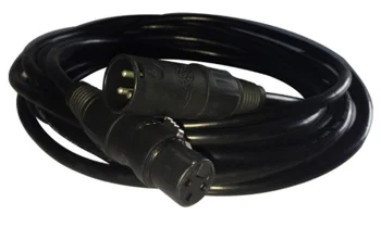 

10pcs/lot, 5M DMX Extension Cable or 5 Meter DMX cable 3 pin Signal Connection For Stage Lights Equipment