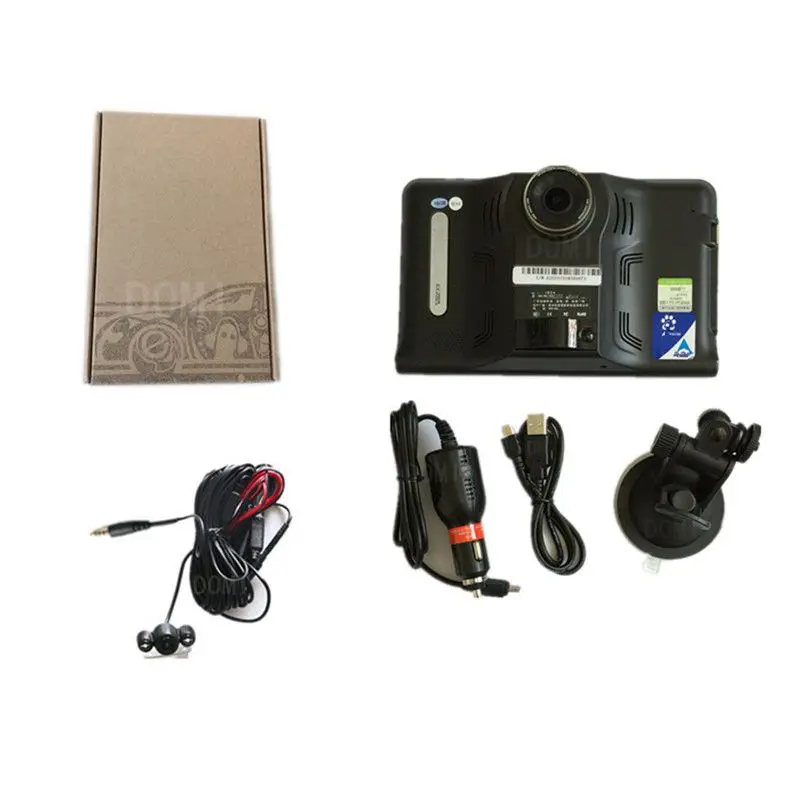 Otstrive дюймов 7 Android gps навигация DVR видеомагнитофон радар детектор заднего вида