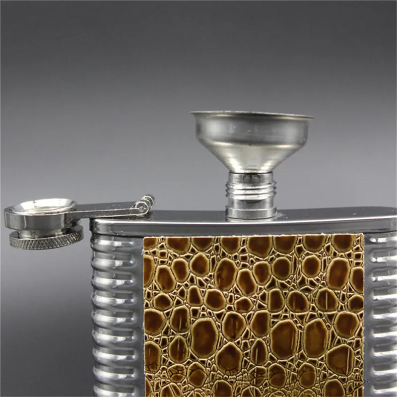 

2pcs/lot Mini Stainless Steel Hip Flask Funnel Leakproof Small Mouth Wine Whisky Alcohol Liquid Filling Flagon Funnel Bar Tools