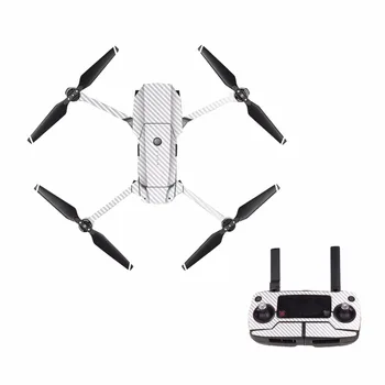 

[M0001] white for DJI Mavic Pro Decal Skin Sticker Drone Body + Remote Controller + 3 Battery Protection Film Protective Cover