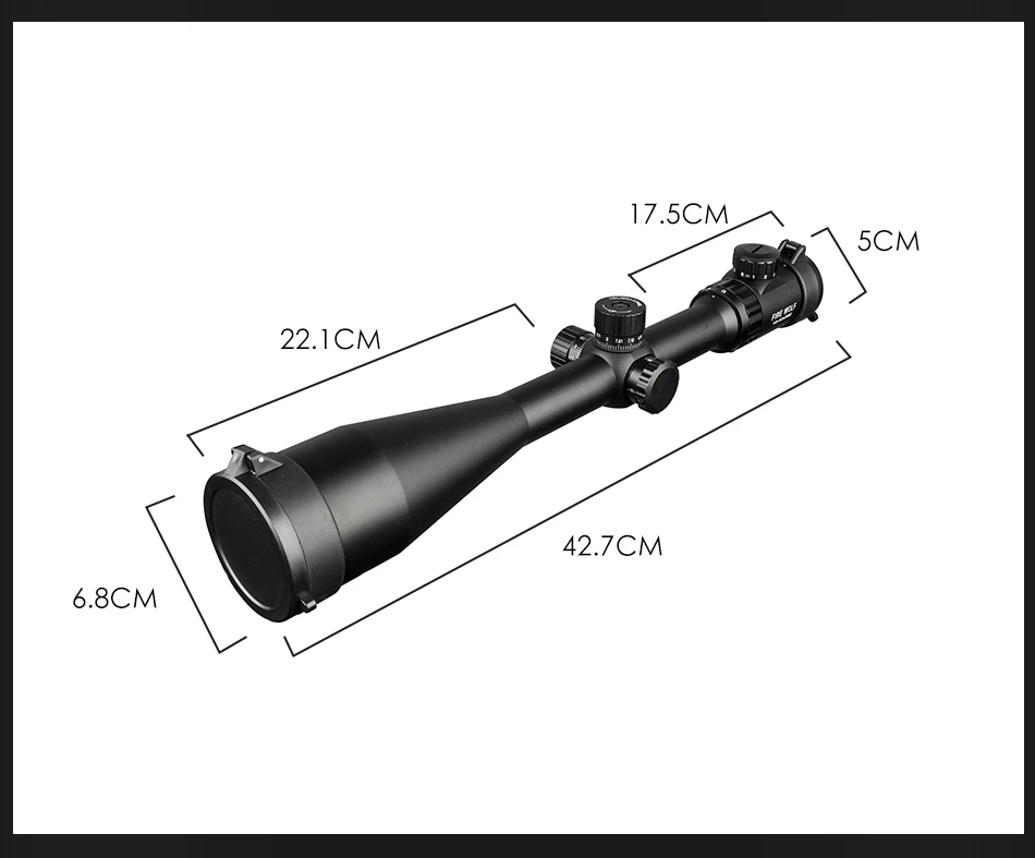 Vermelho e Verde Vista para Escopos Fogo Lobo Caça Escopos Roda Lateral Paralaxe Ajuste Óptica Riflescope Ponto Militares 10-40x56e 10 paralaxe ajuste óptica riflescope vermelho e verde