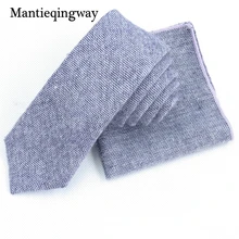 Mantieqingway стильный галстук Карманный квадратный носовой платок Наборы для мужчин полиэстер Тонкий шеи галстуки для Свадьба карманный набор полотенец