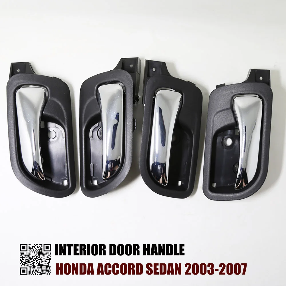 Us 15 0 Interior Door Handle For Honda Accord Sedan 2003 2007 Chrome Lever Black Housing Fr72120 Sda A01za A02za Fl72160 Sda A02za Rr7 In Exterior