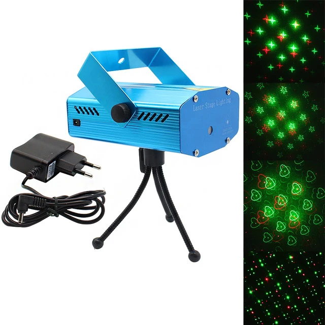 

Mini Laser Pointer Projector Light DJ Disco Laser Stage Lighting AC110-240V For Party Club KTV Night Lamp Bulb US/EU Plug