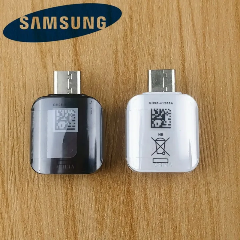 

Original Samsung Galaxy Usb Connector Type C OTG Adapter Fast Charger Converter data transmission cable For S8 S9 PLUS Note 8 9