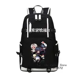 Высокое качество аниме Токийский Гуль Косплэй Kawaii Кен kaneki печати рюкзак холст Школьные ранцы ноутбук рюкзак Дорожные сумки