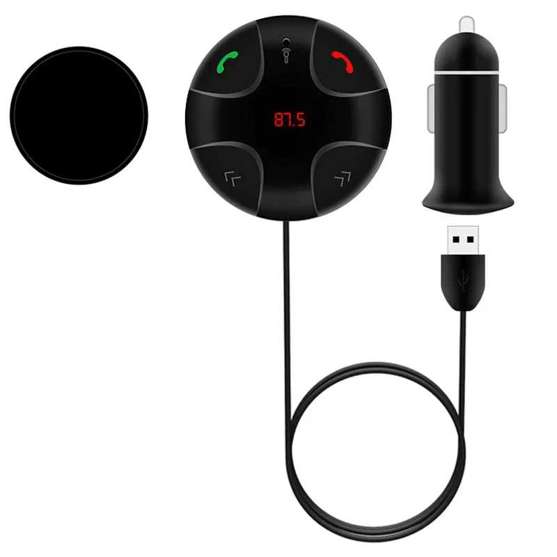 Bluetooth FM модулятор Автомобильный MP3 плеер Громкая связь USB SD TF карта беспроводной fm