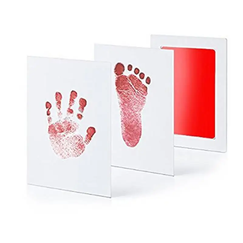 Baby Ink Pad Paw Print Pads Baby Paw Hand Footprint Makers Newborn Care Air Hand Foot Infant Imprint Kit Infant Gifts Souvenirs