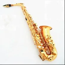 E-flat alto saxophone sax musical instrument electrophoresis gold to send teaching reed shipping