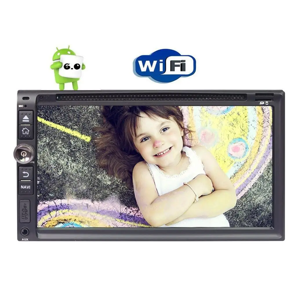 2 Din Double din 6.95''Android 6.0 Car DVD Player GPS Navigation with Bluetooth WiFi Mirroring USB/SD Radio Support DAB+ OBD SWC 2 Din Double din 6.95''Android 6.0 Car DVD Player GPS Navigation with Bluetooth WiFi Mirroring USB/SD Radio Support DAB+ OBD SWC