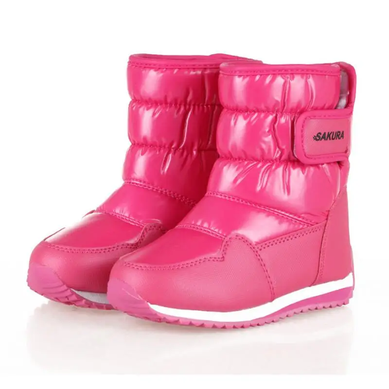 

SKHEK Russian Winter High Quality Children Winter Boots Winter Shoes for Girls Shoes for Big Girls Kids Boots Size 23-36