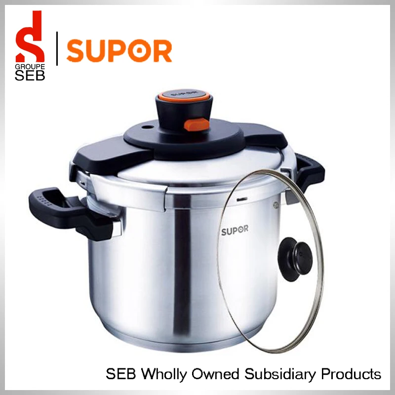 Supor Easy to Open 304 Stainlless Steel Gas Cooker Indunction Pressure