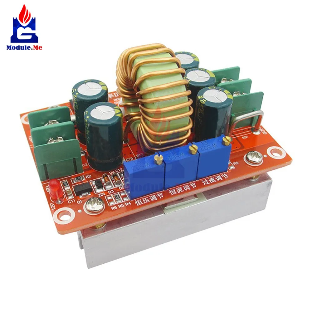 

DC-DC 4.5-32V to 1-30V Adjustable CV CC Step-Down Buck Converter Constant Voltage Current Step Down Power Supply Module