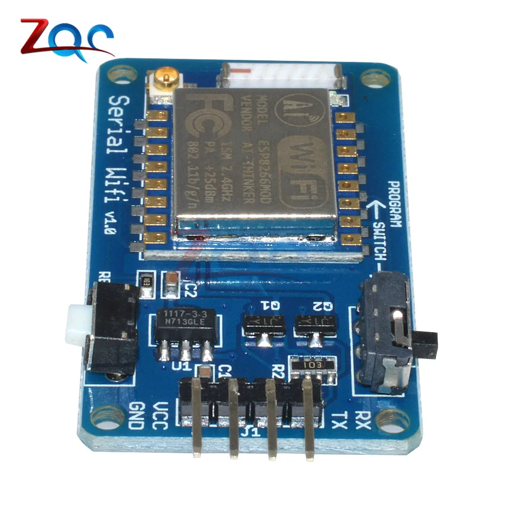 ESP8266 ESP-07 ESP07 Wifi серийный приемопередатчик беспроводной модуль платы 3,3 V 5V 8N1 ttl UART порт контроллер для Arduino UNO R3 One