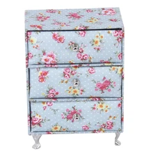 OMoToys 1:12 Шкала шкаф принцесса Кукольный дом миниатюрная мебель ювелирные изделия Дисплей Чехол Коробка органайзер комод