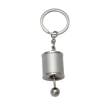 

Car Gear Box Ring Key Speed Manual Gear Transmission Gear Lever Key Chain Auto Gearbox Keychain Alloy New