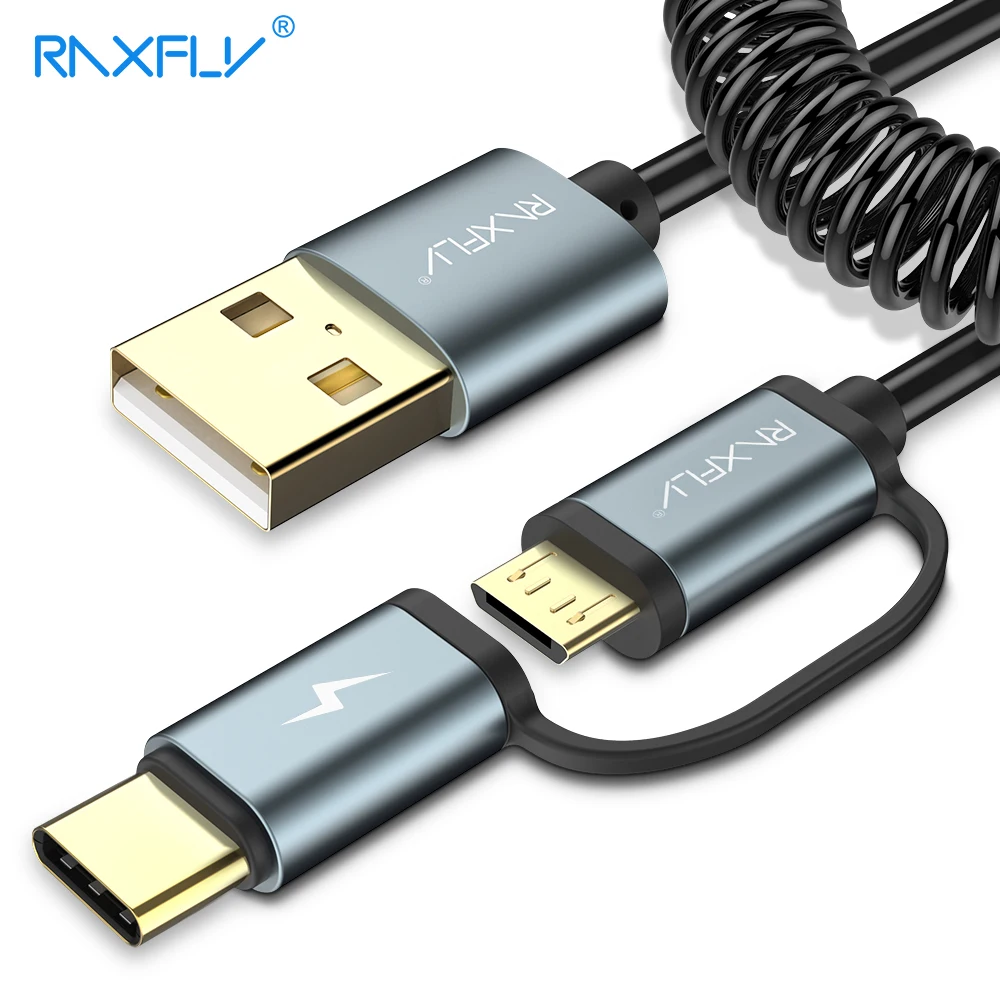

RAXFLY Micro USB Cable for Redmi Note 5 Pro Fast Charging Type C Cable for Samsung Galaxy S9 USB C Cord for Oneplus 5t Nokia 8