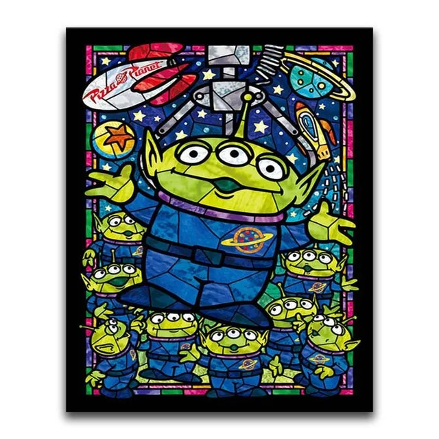 

5D DIY Diamond painting Cross stitch Cartoon Round Diamond mosaic colorful Disney Full Square Diamond embroidery Animal Art #