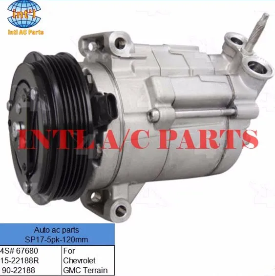 

air conditioning A/C Compressor SP17 for GMC Terrain/for Chevrolet 67680 15-22188R