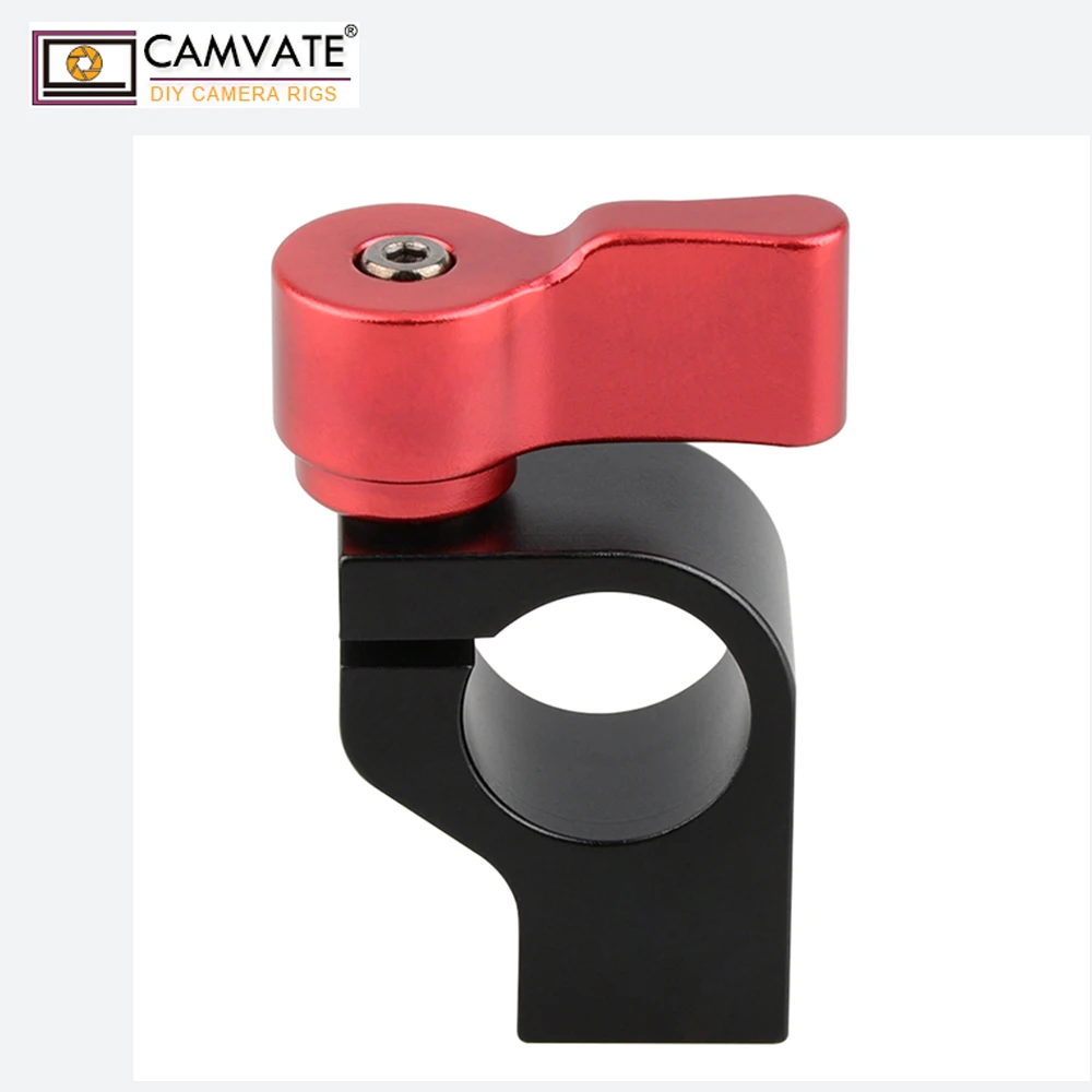 CAMVATE 15 мм стержень зажим (красный 2 Pack) C1781 камера фотография Аксессуары|Аксессуары