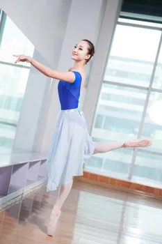 

Teacher Dancing Long Skirt Adult Chiffon Ballet Dance Skirts Tulle Leotard For Woman Dance Costume Ballet Dancewear
