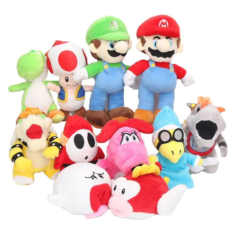 15 см Super Bros приведение бу длинный язык белый гриб Плюшевые игрушки Мягкие