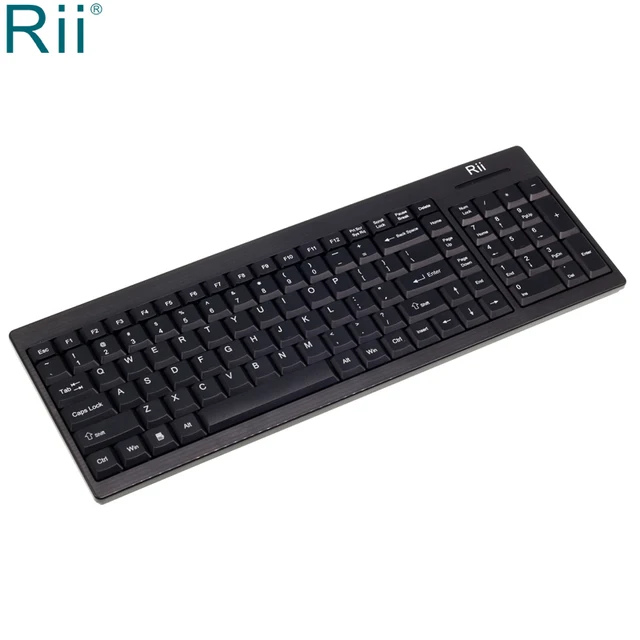 Special Offers Rii RK901 2.4GHz Wireless Keyboard for PC/Laptop Gaming Keyboard with USB Nano Receiver for Windows Android