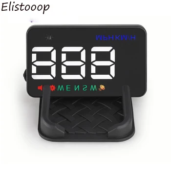 

GPS HUD 3.5 inch Car Head Up Display Windshield Projector Overspeed digital speedometer gps 2 Displays Mode hud