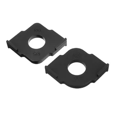 2Pcs/set Black Aluminum Alloy Wood Panel Radius Quick-Jig Router Table Bits Jig Corner Templates Kit Woodworking Tool