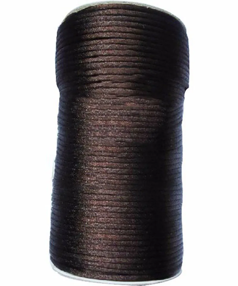 

100%Nylon !Dk Coffe Chinese Knot Beading cord-Approx800m/roll+String Thread Jade Line DIY jewelry Macrame Earring Cord 1.5mm