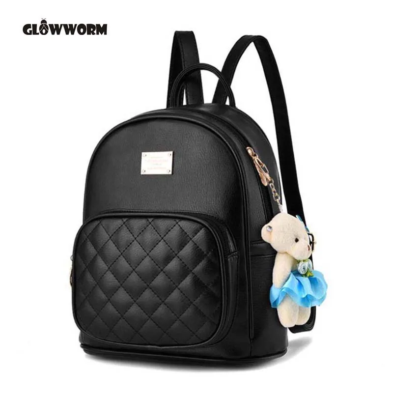 

2018 Fashion Women Backpack For Girls Backpacks Black Backpacks Female Fashion Girls Bags Ladies Black Backpack