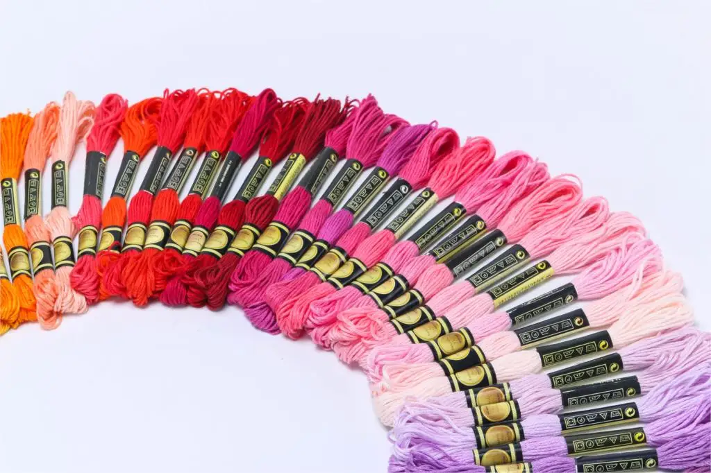 

oneroom Cross Stitch threads The two label cxc Style 10PCS Cross Stitch Cotton Embroidery Thread Floss Sewing Skeins 2