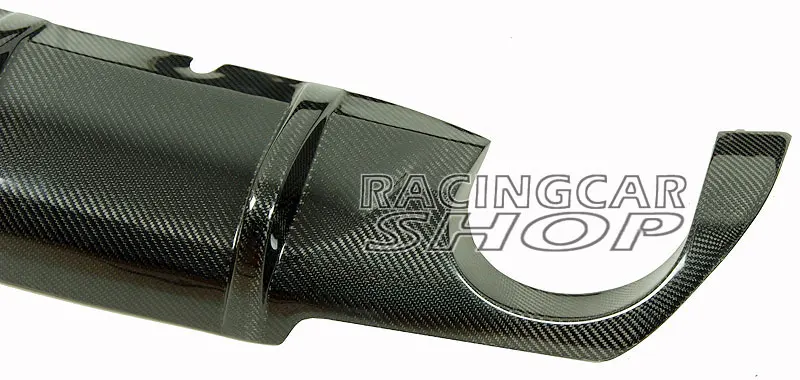 Carbon Fiber Rear Lip Bumper Bar Diffuser Fit For VW Scirocco R Bumper 2009-2014