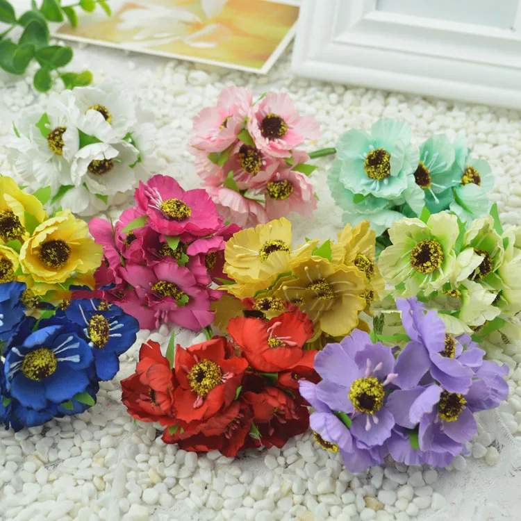 artificial flowers Fresh and good simulation flower cherry plum silk