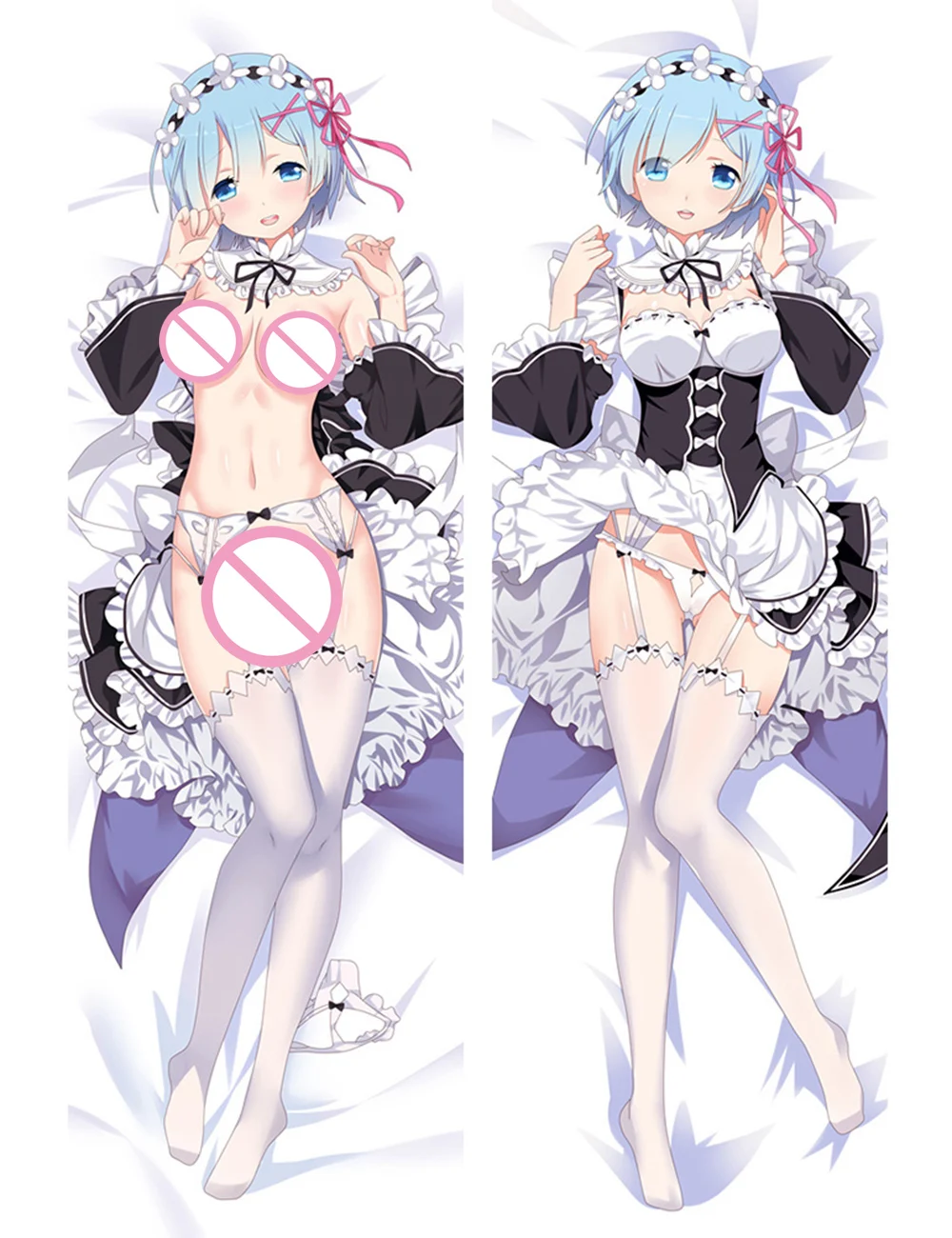 Аниме Re Zero kara Hajimeru Isekai Seikatsu персонажи Rem сексуальная девушка Dakimakura пледы