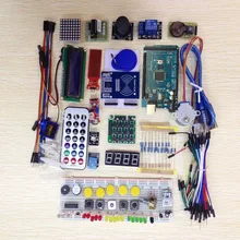 Мега 2560 r3 starter kit серводвигатель RFID Ультразвуковой Начиная реле ЖК-ДИСПЛЕЙ для arduino