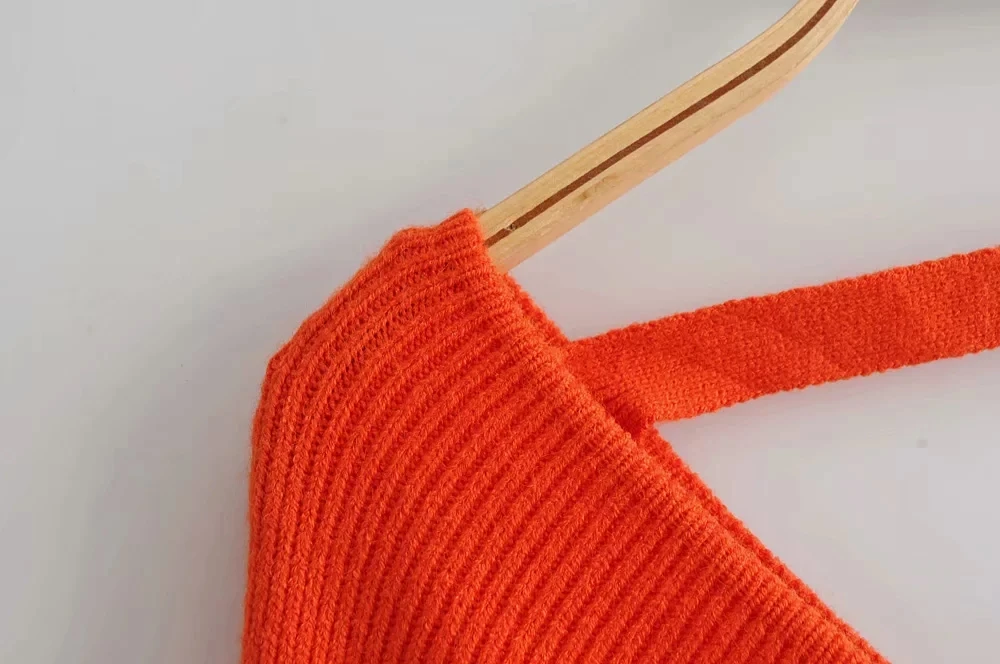 Осень v-образный Вырез Свободный свитер Топ фонарь рукав офисный свитер женский