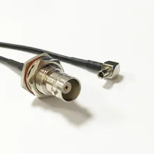 3G módem inalámbrico adaptador BNC Hembra bulkhead Interruptor TS9 rg174 de la coleta de Ángulo Recto Al Por Mayor de 20 CM 8″